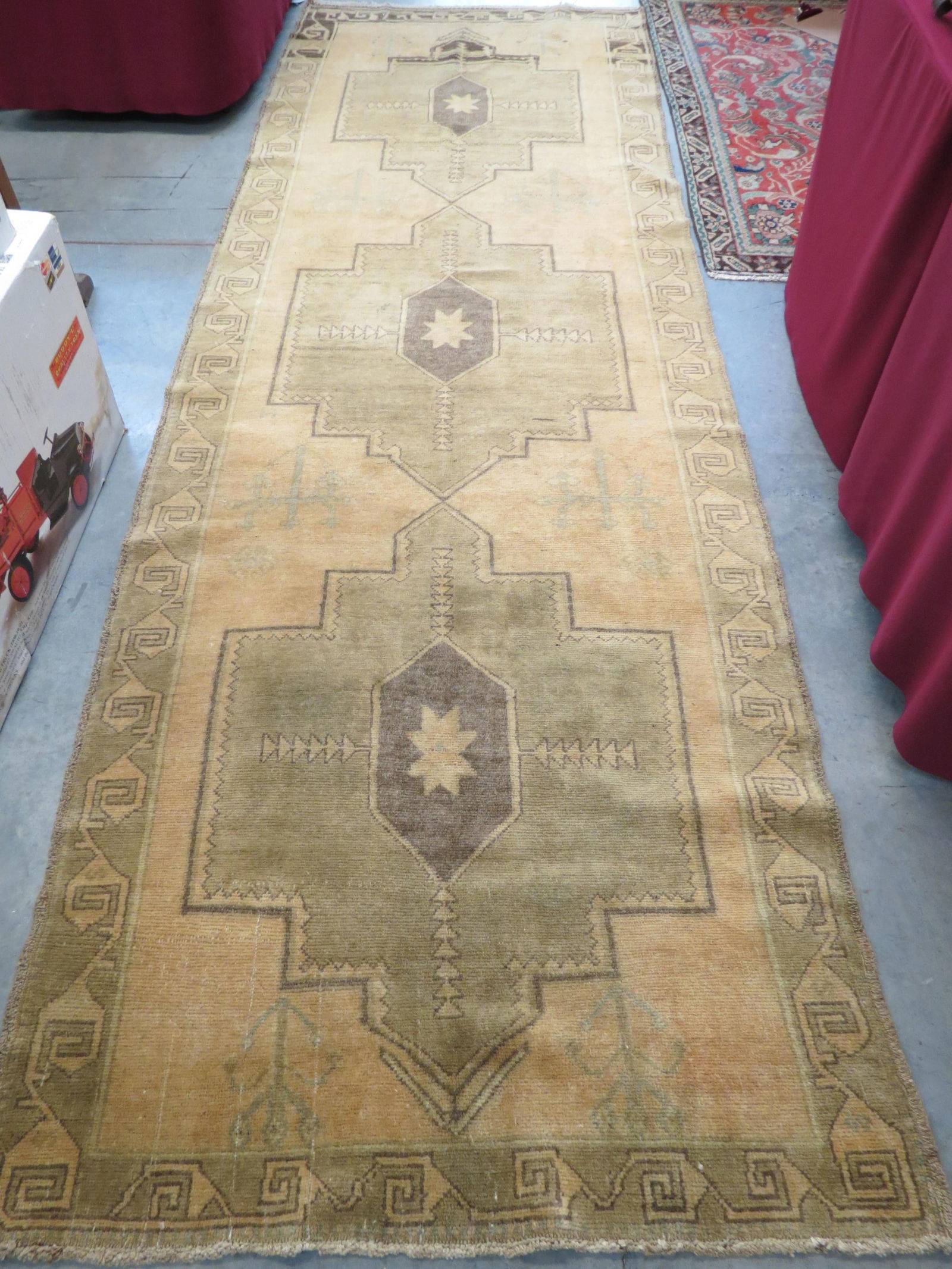 Oushak Turkish Handmade Rug, (1 of 6)