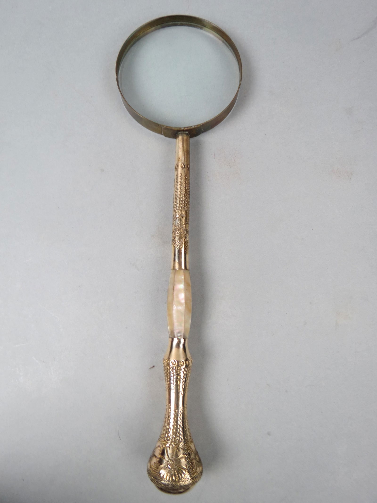 Gold-Filled Handled Magnifying Glass, (1 of 4)