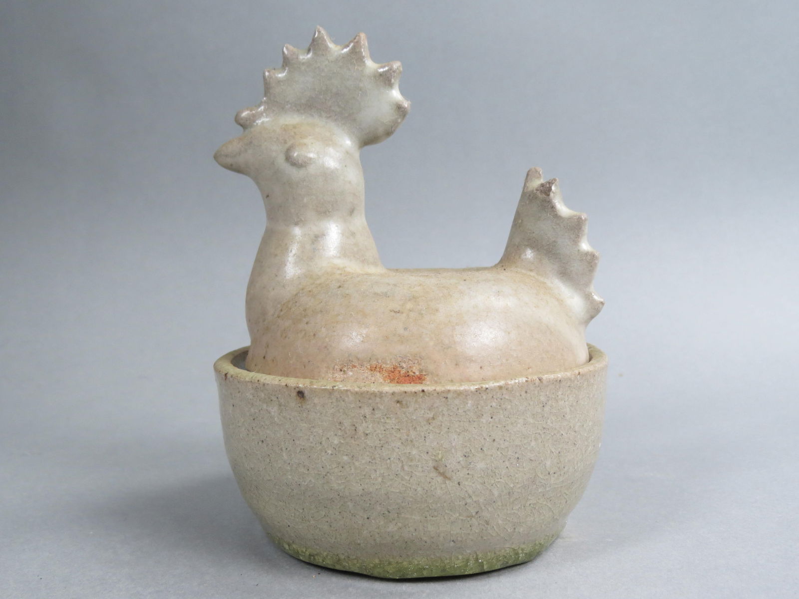Arie Meaders Pottery "Hen on Nest", (1 of 9)