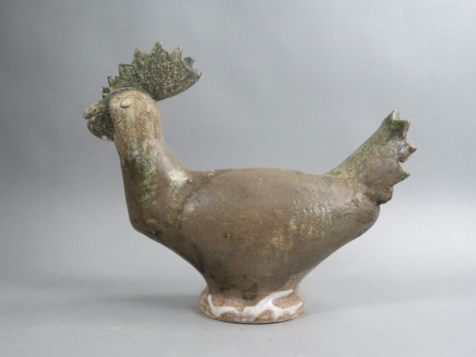 Arie Meaders Pottery Figurine of a Rooster, (1 of 12)