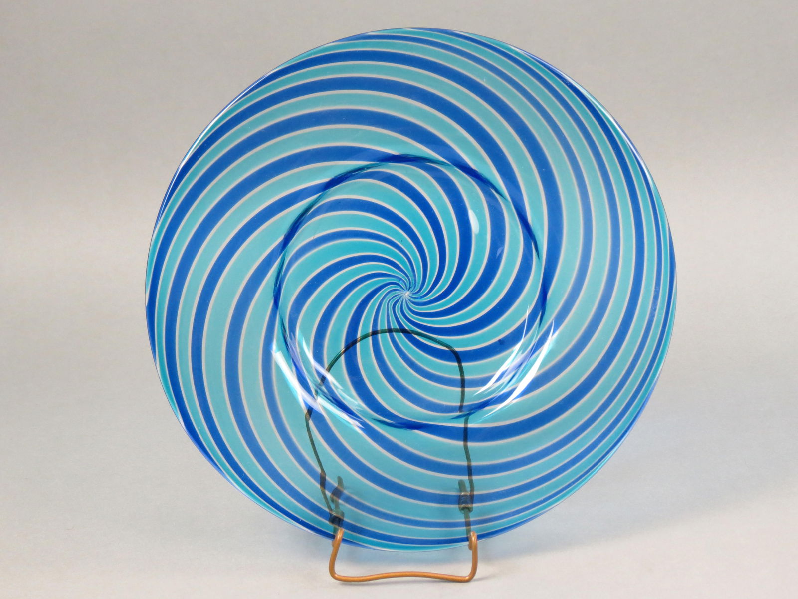 Italian Art Glass Dish by Venini or Fratelli Toso, (1 of 5)