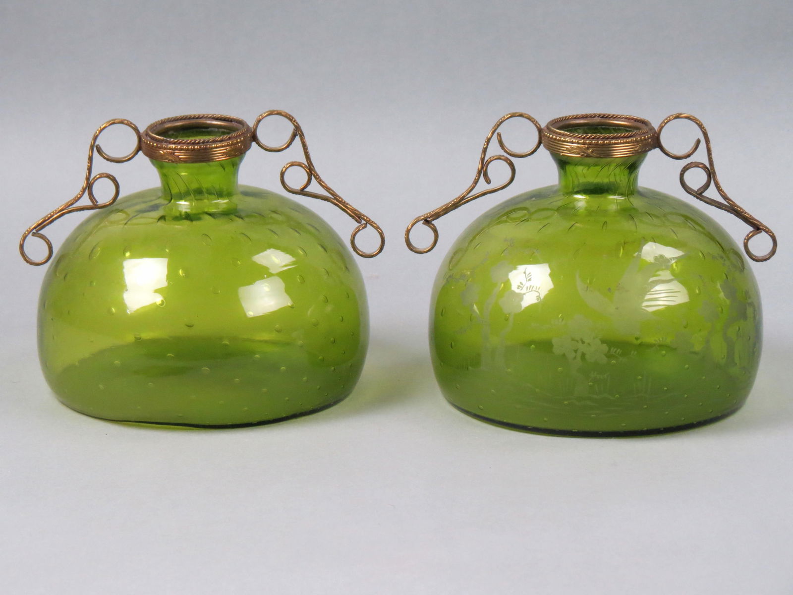 Pair of Italian Art Glass Vases, (1 of 6)