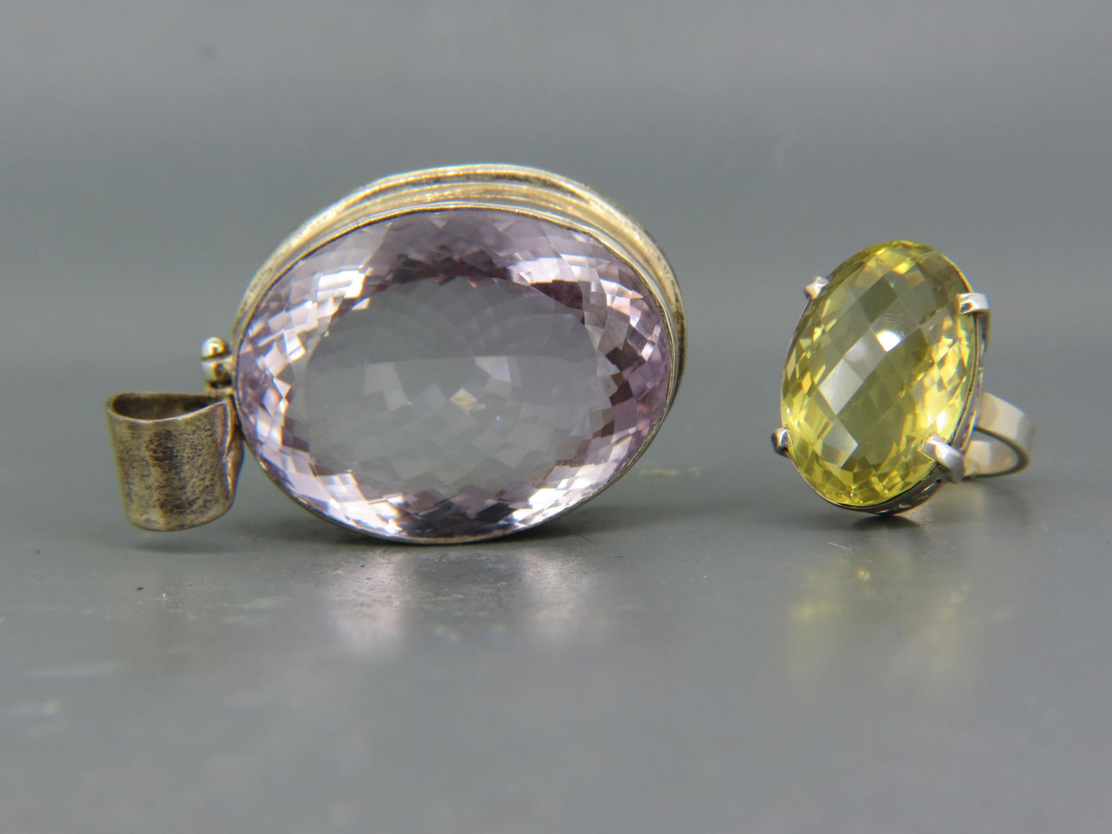 2 pcs. Sterling & Gemstone Jewelry; (1 of 5)