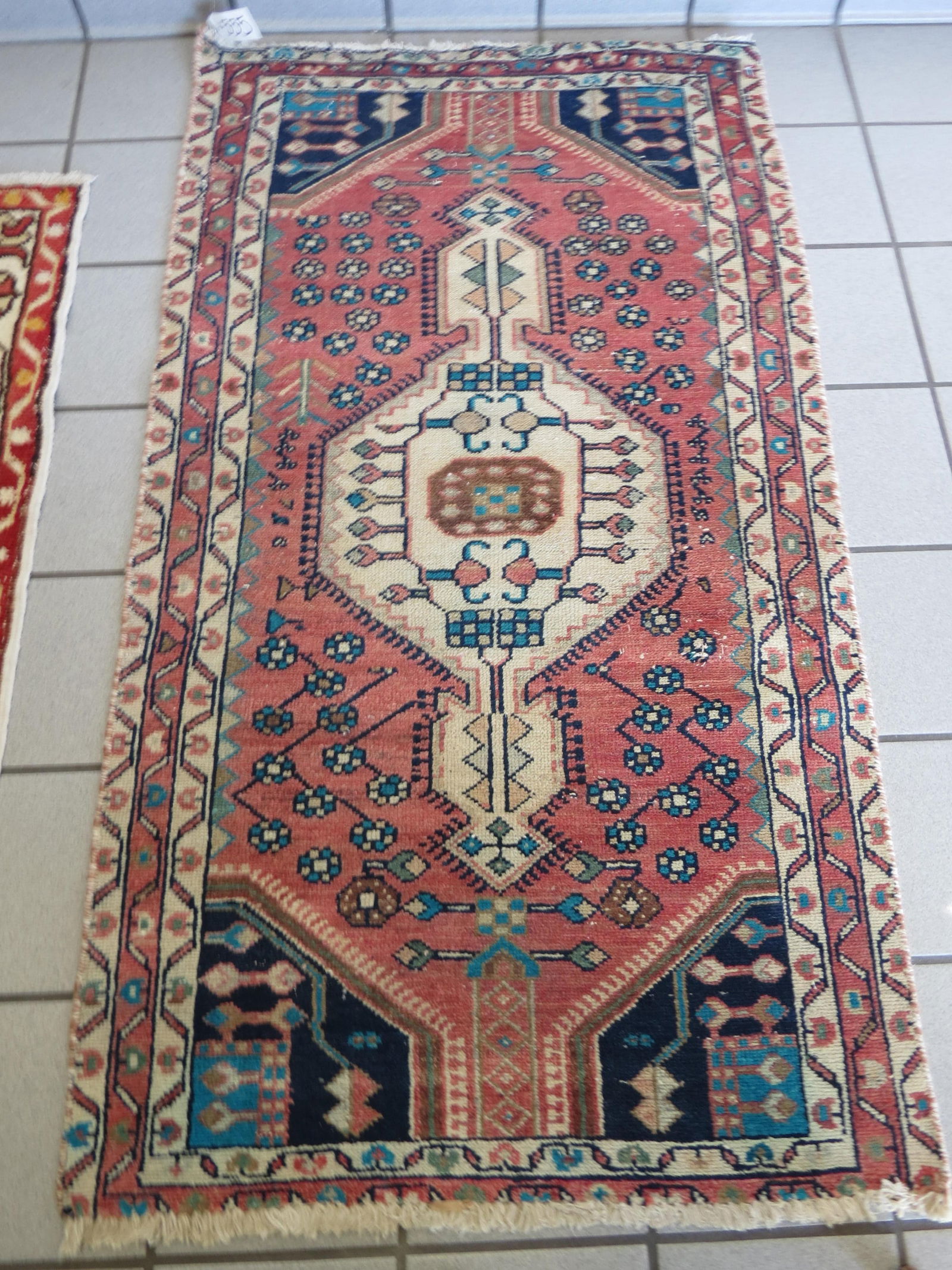 Hamadan Persian Handmade mat, (1 of 4)