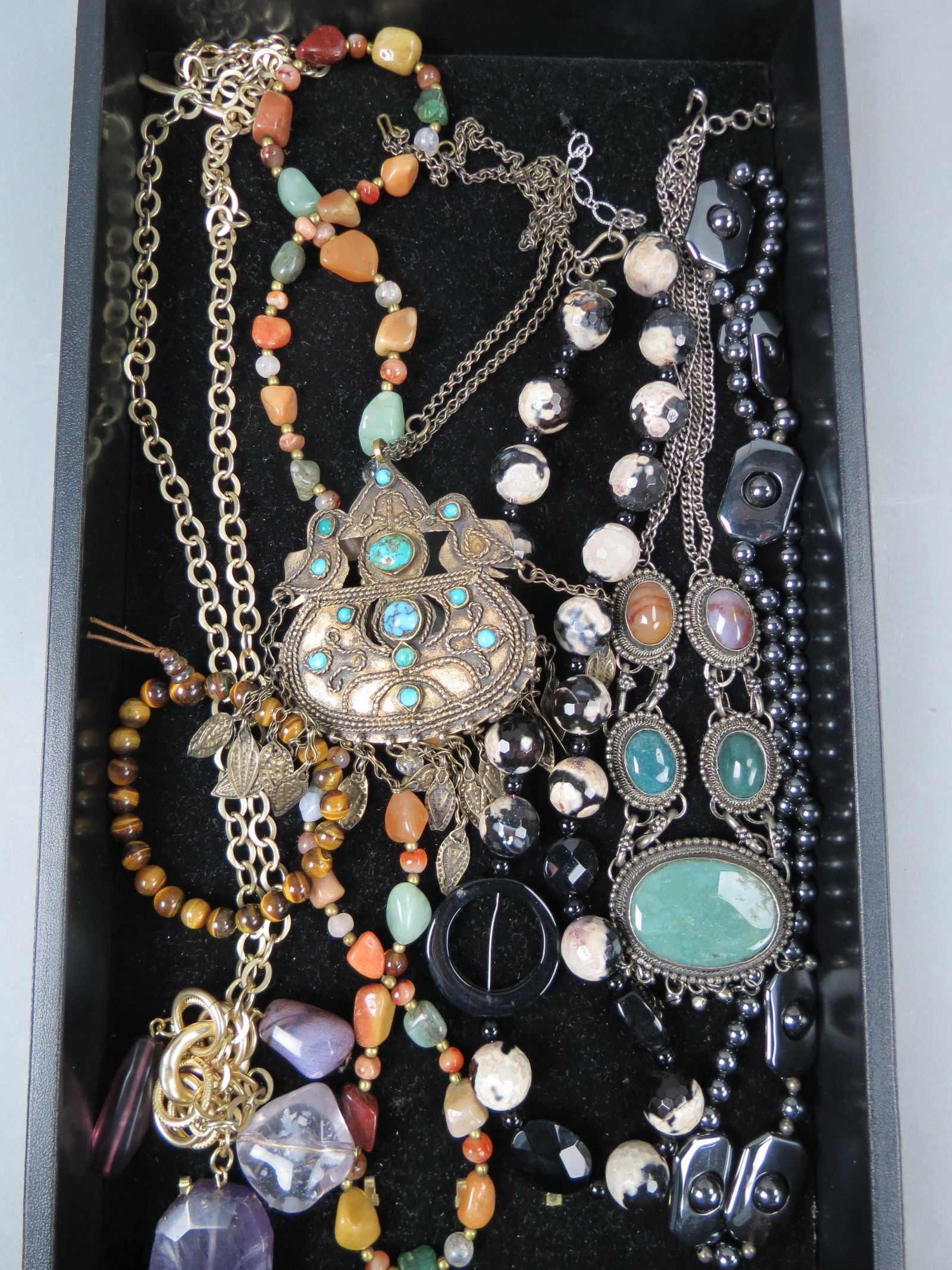 Tray Lot of Estate Costume Jewelry; (1 of 4)