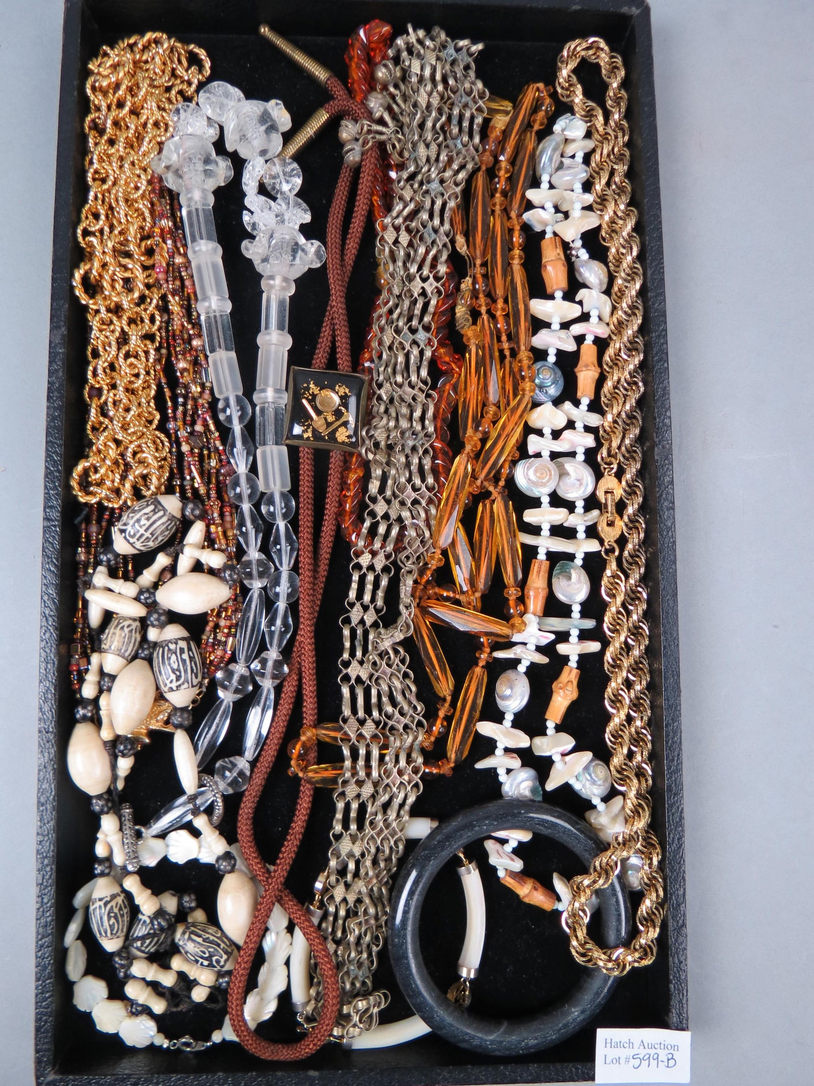 Tray Lot of Estate Costume Jewelry; (1 of 3)