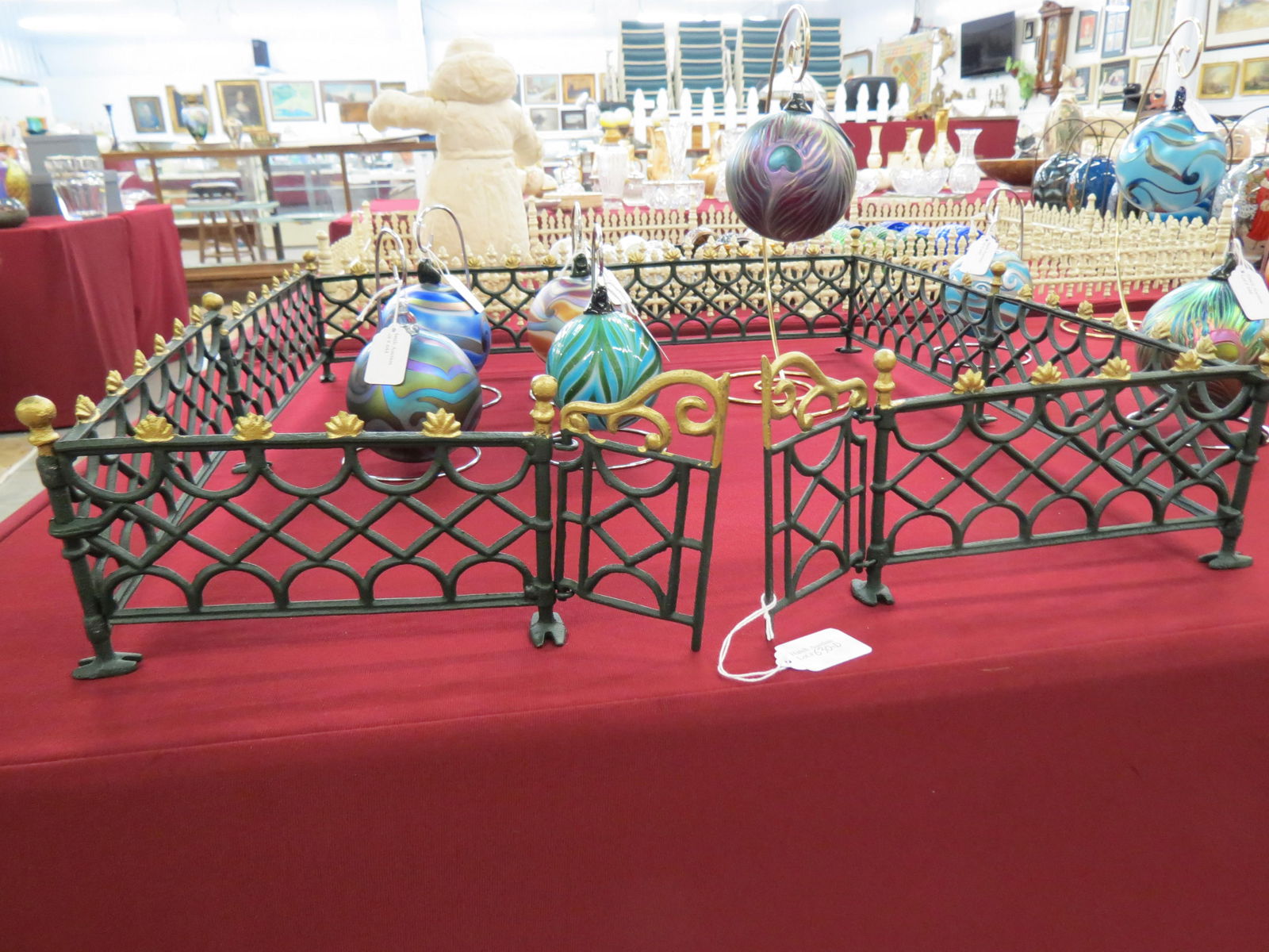 Cast Iron Christmas Tree Fence, (1 of 3)