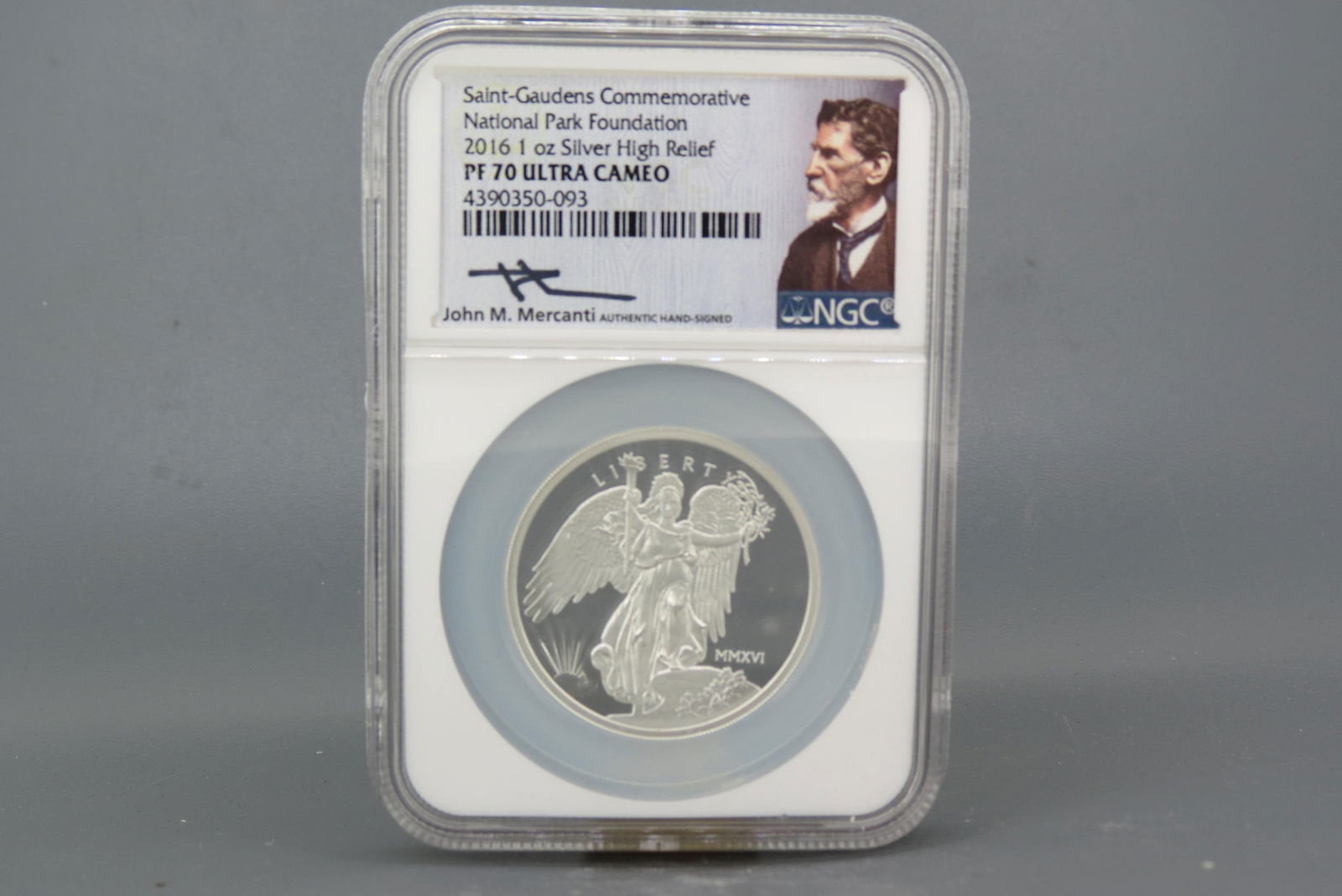 2016 St. Gaudens Silver Coin, Proof-70, (1 of 3)