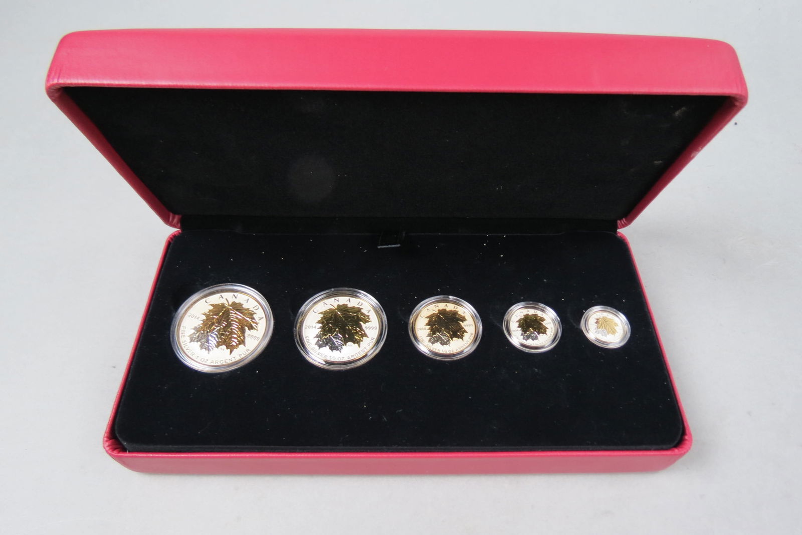 2014 Royal Canadian Mint Fractional Silver Set, (1 of 3)