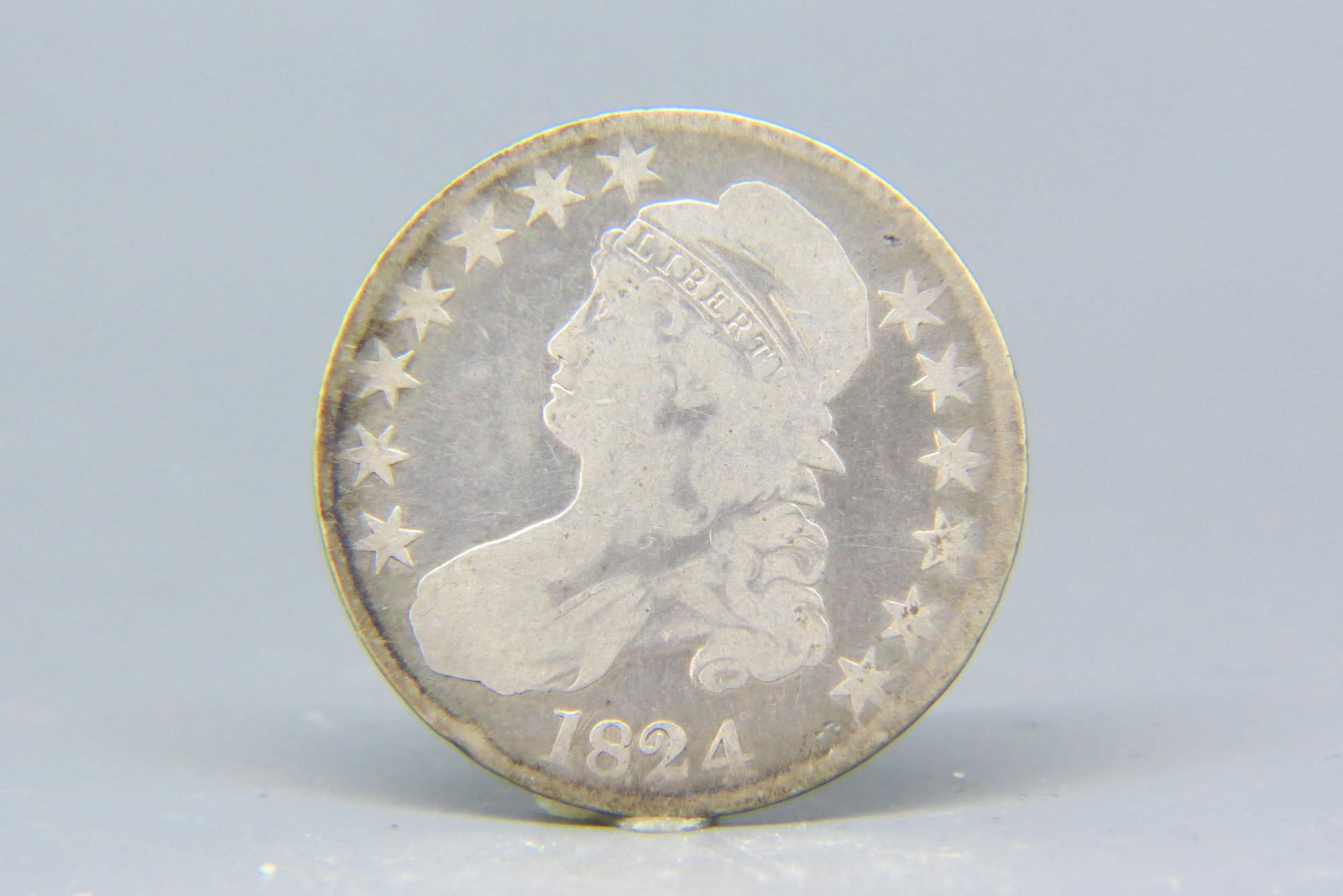 1824 U.S. Capped Bust Half Dollar, (1 of 2)