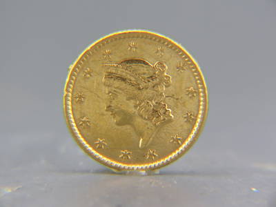 1851-C U.S. $1.00 Liberty Head Gold Coin, scarce,