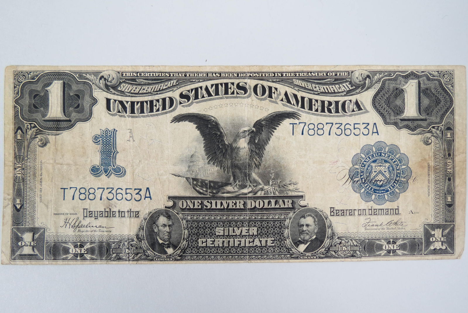 1899 U.S. $1.00 Silver Certificate "Black Eagle", (1 of 2)