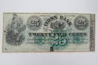 1862 25 Cent Note Lyons Bank, New York,