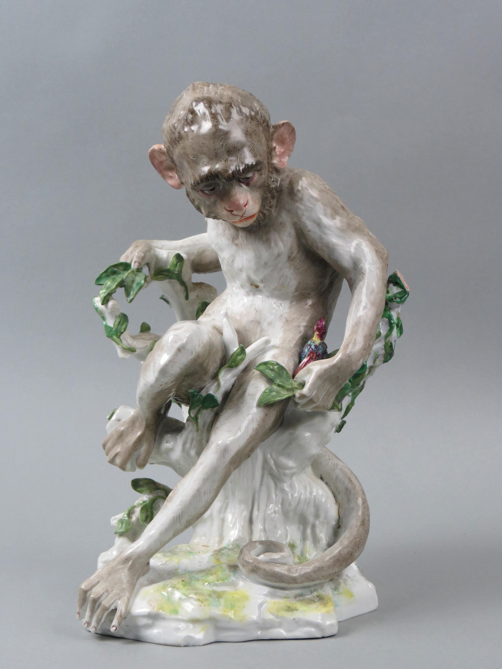 Meissen or Samson Porcelain Monkey Figurine, (1 of 7)