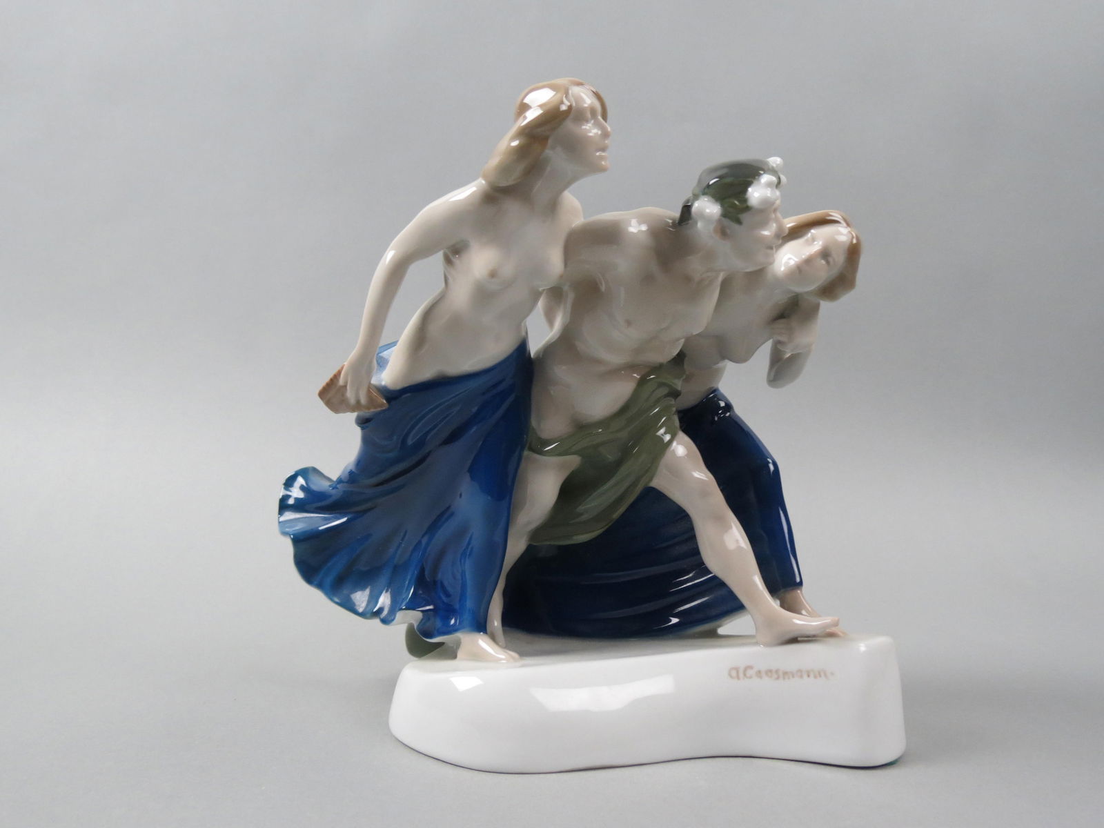 Rosenthal Porcelain Figurine "Storming Bacchantes" (1 of 5)