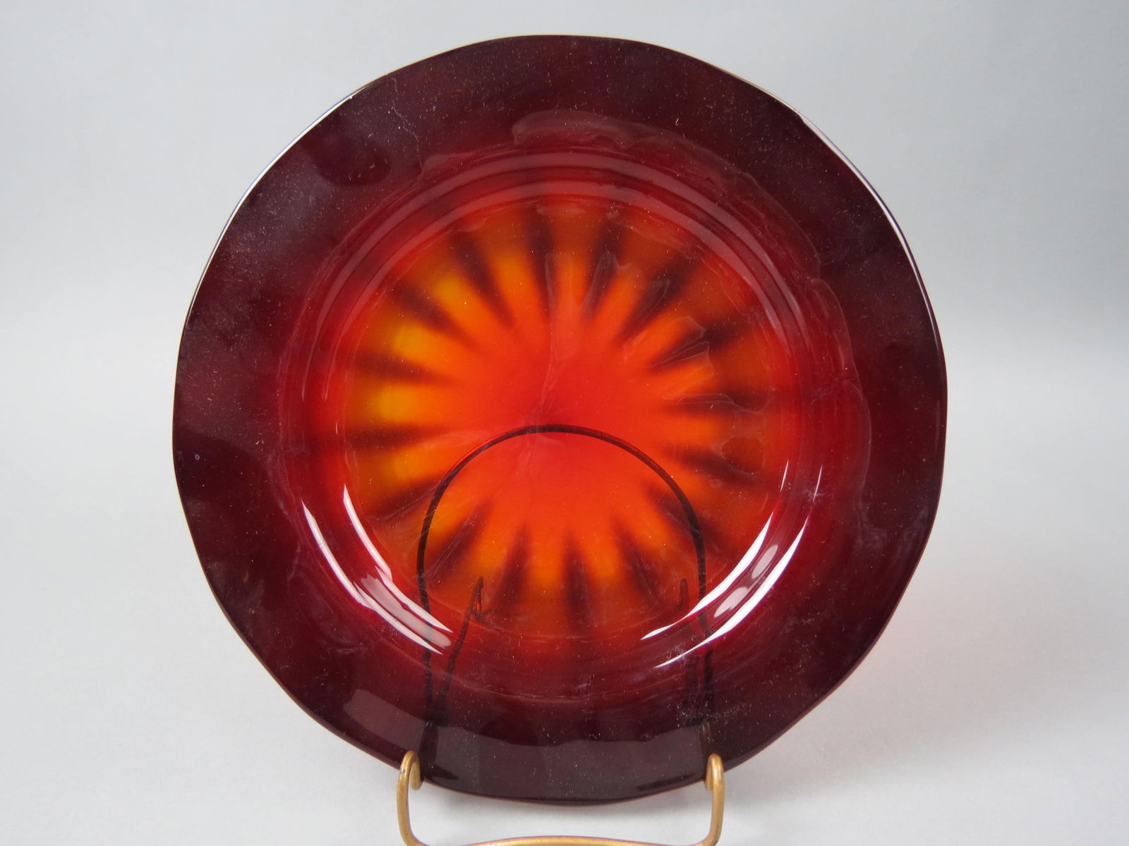 Durand Art Glass Plate, (1 of 3)
