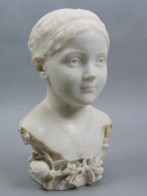 Carved Marble Bust of a Young Roman Boy, (1 of 7)
