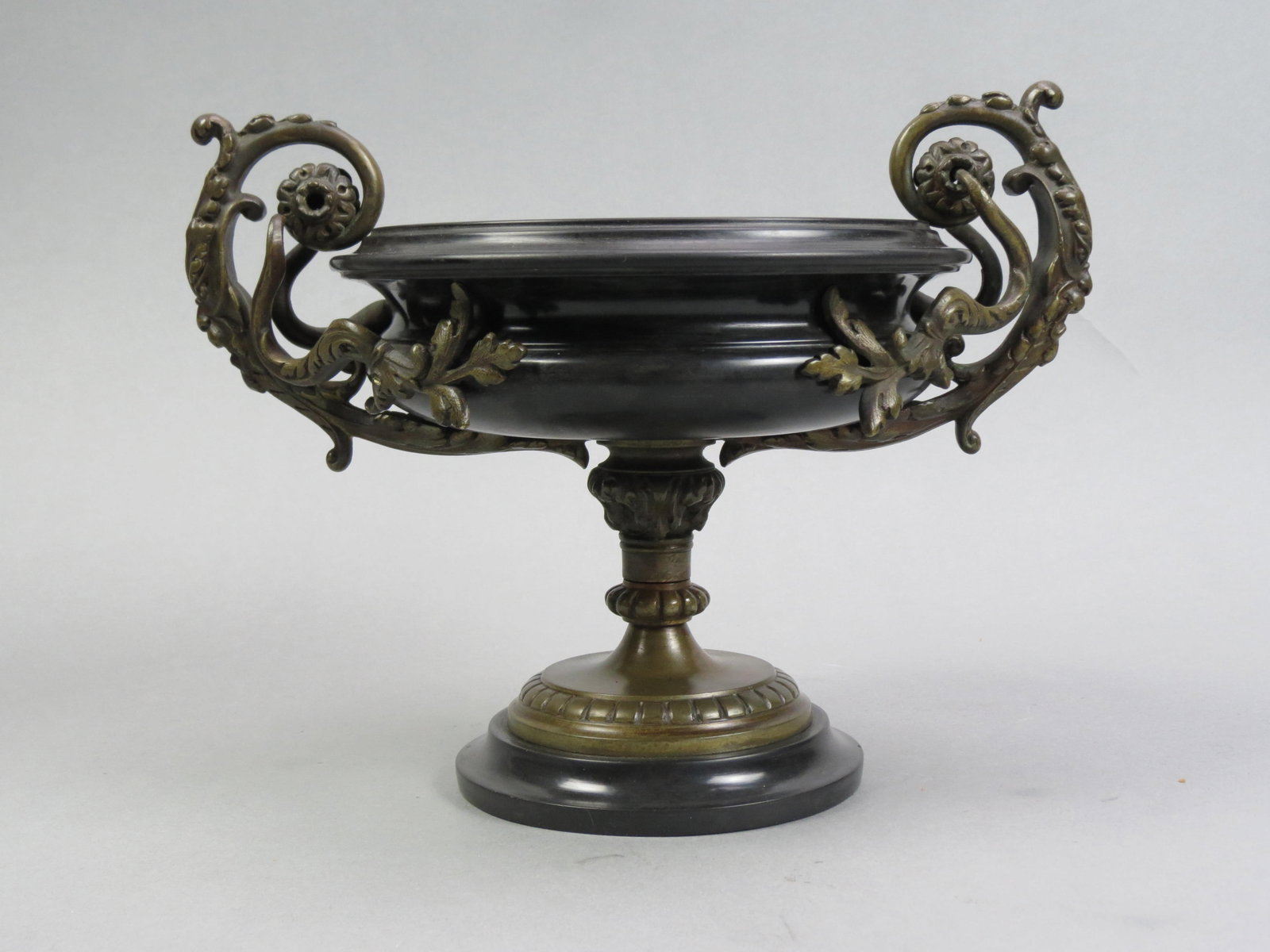 Bronze & Marble Greco-Roman Compote, (1 of 4)