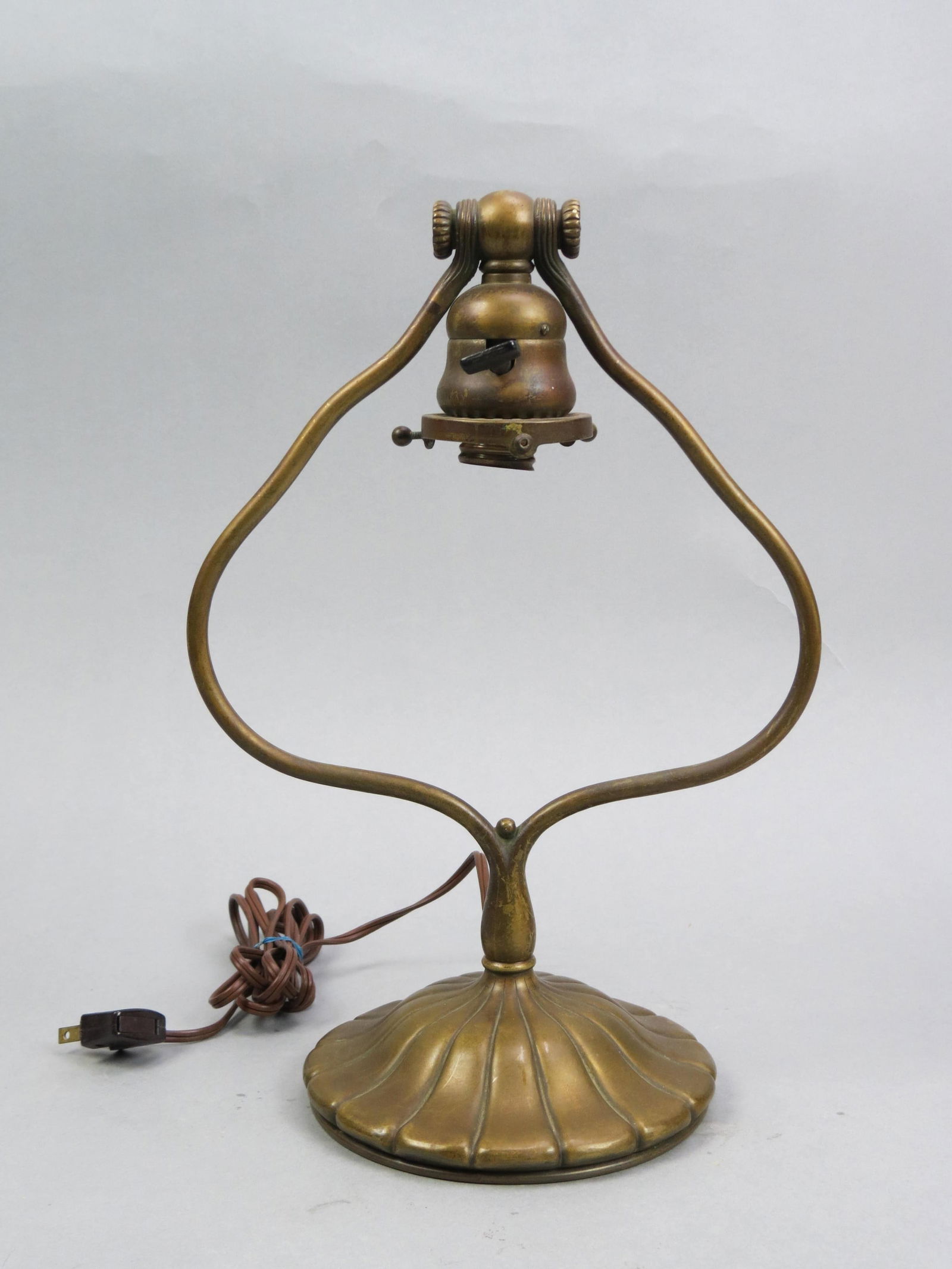 Tiffany Studios Bronze Lamp Base, (1 of 6)