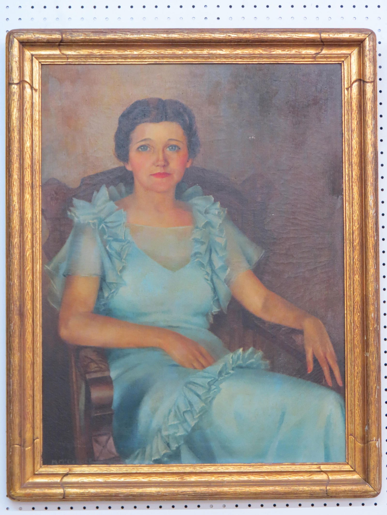 M.McDonald, oil, Portrait of a Lady, (1 of 5)