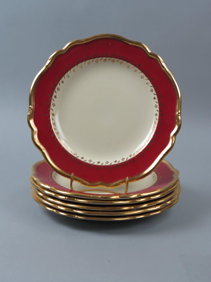 6 Spode Copeland China Dinner Plates, (1 of 3)