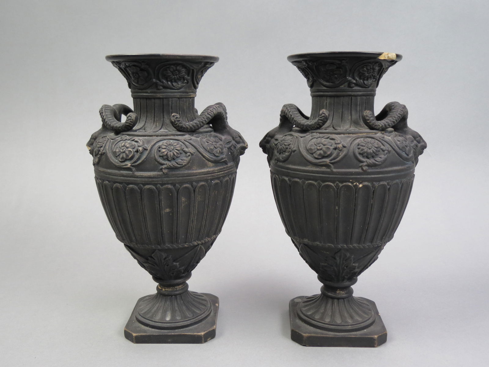 Pair of Ferdinand Gerbing Pottery Vases, (1 of 7)