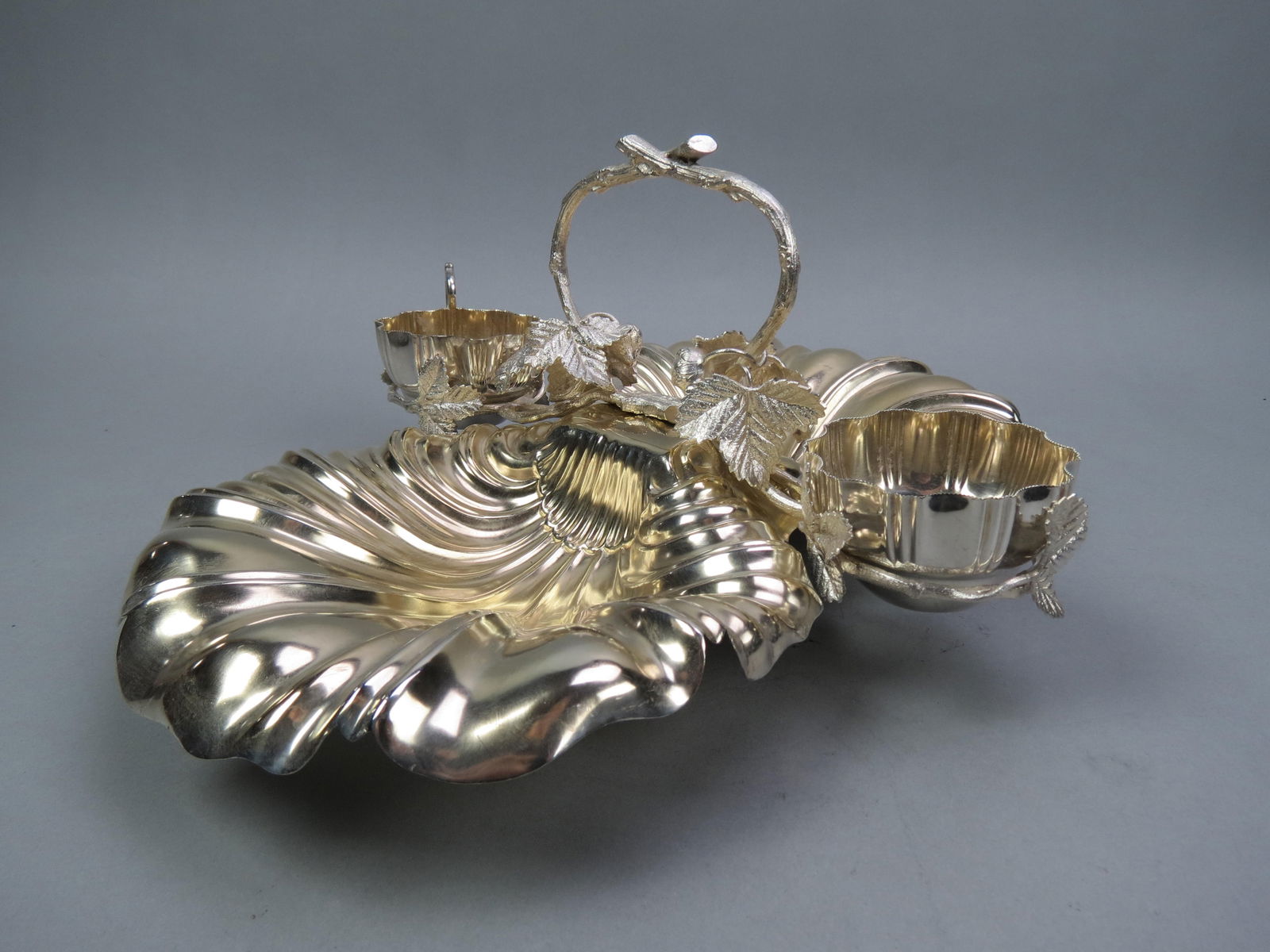 Silverplate Strawberry Server, (1 of 6)