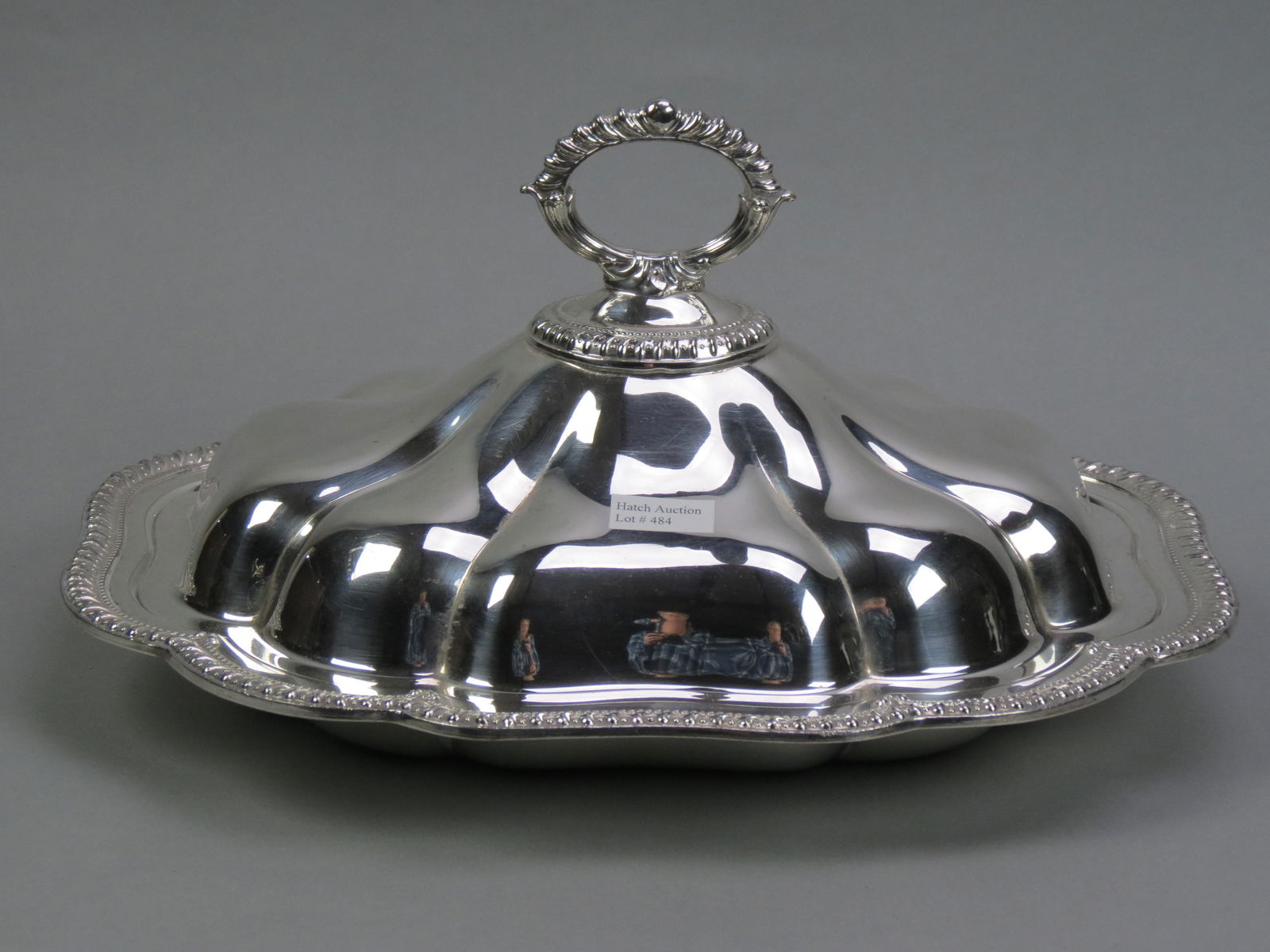 Silverplate Covered Server, (1 of 4)