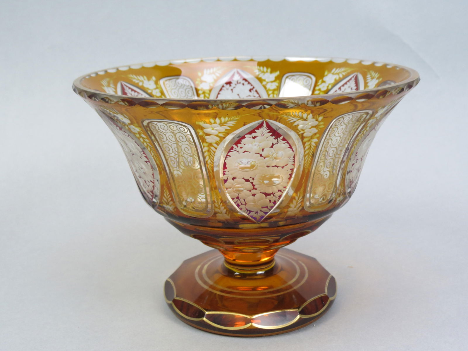 Moser Cut-to-Clear Compote, (1 of 5)