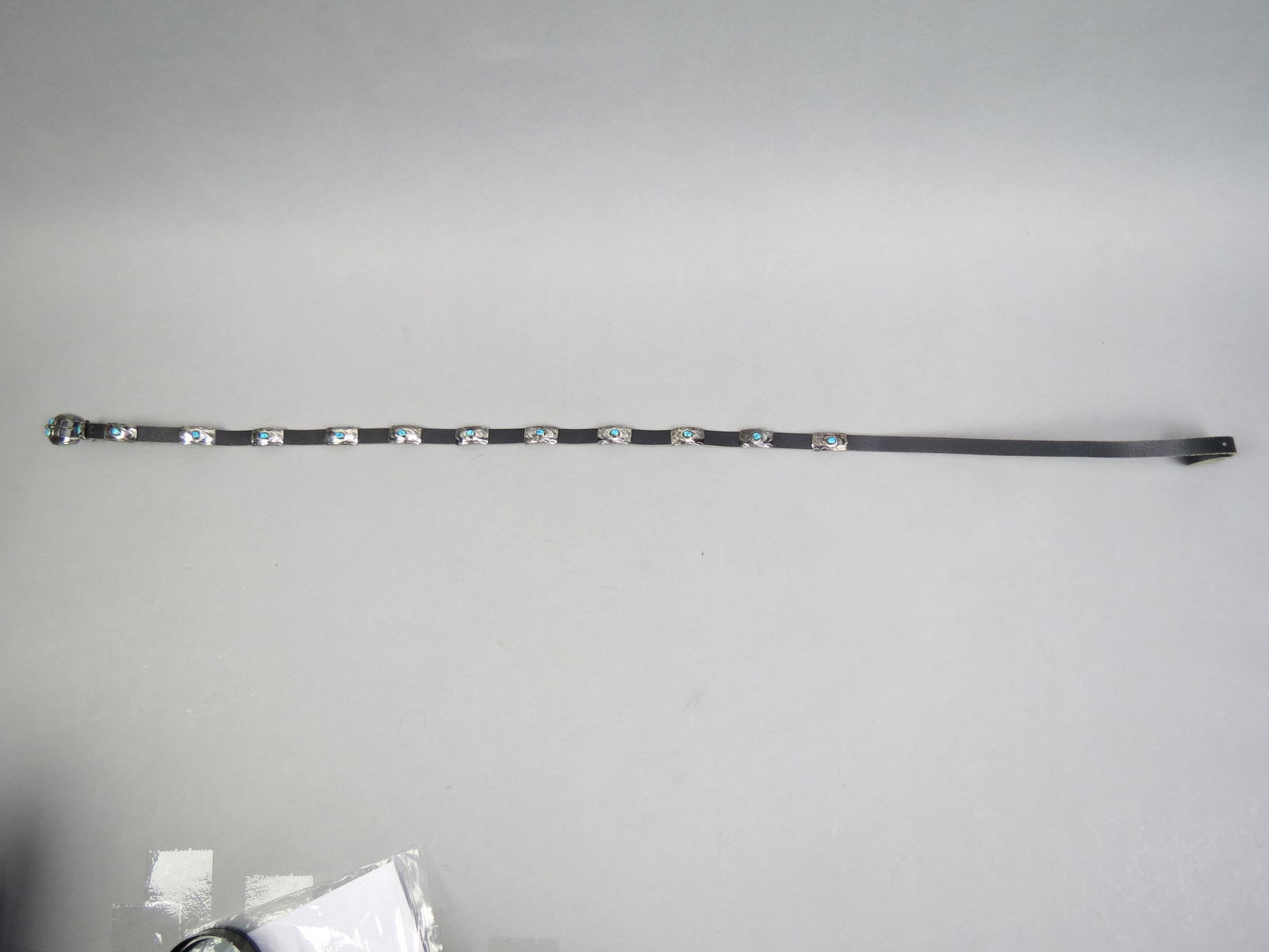 Navajo Sterling & Turquoise Ladies Conch Belt, (1 of 5)