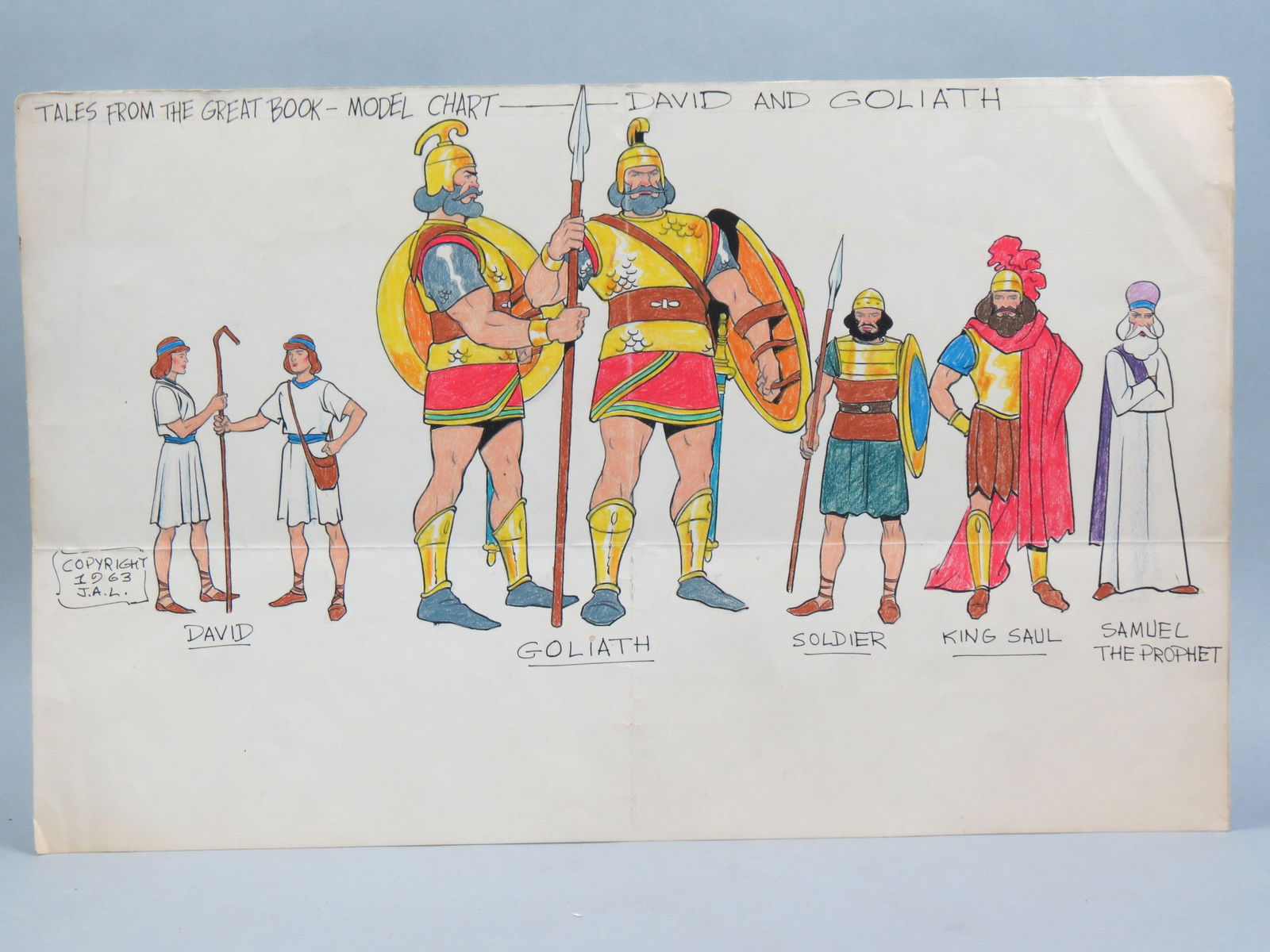 John Lehti, illustration art, "David & Goliath", (1 of 4)