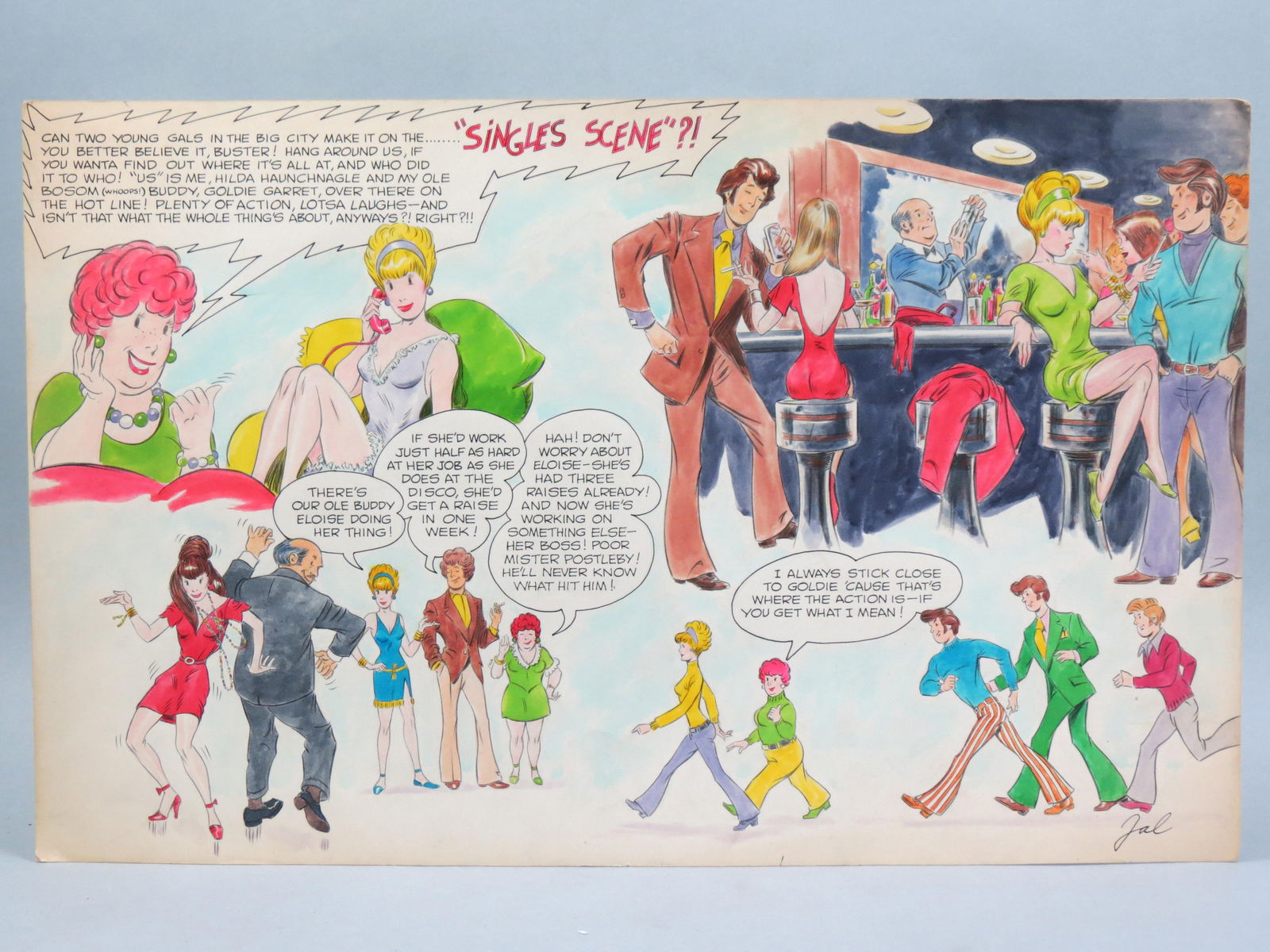 John Lehti, illustration art, 'Singles Scene?!", (1 of 5)