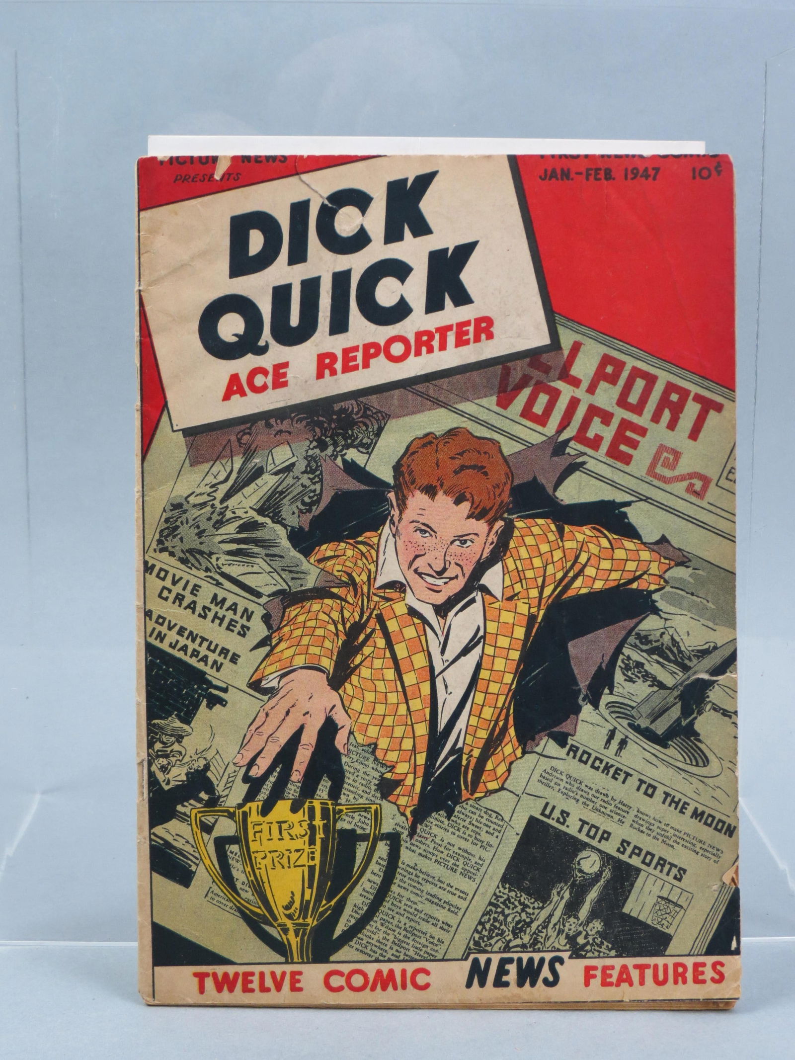 1947 Comic Book "Dick Quick, Ace Reporter", (1 of 3)
