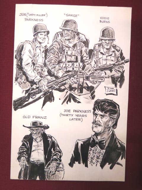 John Lehti, Sketch of his Military Buddies, (1 of 1)