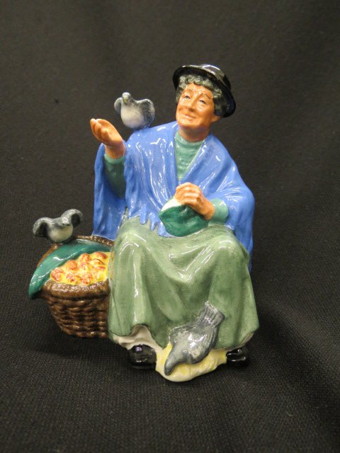 Royal Doulton Figurine "Tuppence A Bag",: HN #2320, 5 1/2", excellent.