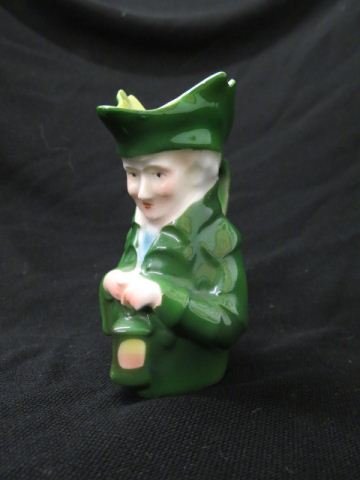 Royal Bayreuth Lamplighter Figural Creamer,: 4 1/2", excellent.