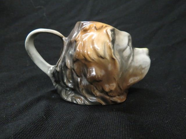 Royal Bayreuth St. Bernard Figural Creamer,: 3 1/4", excellent...HISTORY - The Royal Bayreuth factory has been the world's unparalleled leader in the production of porcelain for over 200 years. As the oldest Bavarian china firm under private own