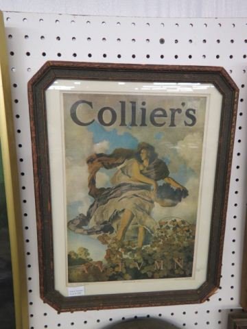 Maxfield Parrish, Print, "Autumn",: 1905 for Collier's, image area 14" x 10".