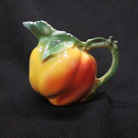 Royal Bayreuth Apple Figural Creamer,: 3 3/4", excellent.