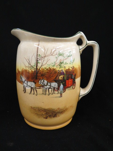 Royal Doulton Coaching Days" Water": Pitcher, 9."