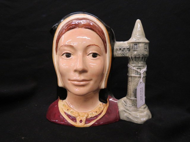 Royal Doulton Catherine of Aragon",": character mug, large, D-6643, 7 1/2, excellent."