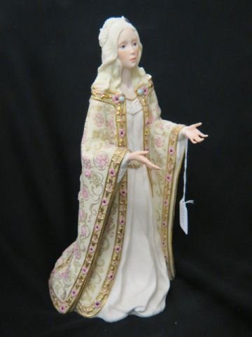 Cybis Porcelain Figurine,: 13 1/2" tall.
