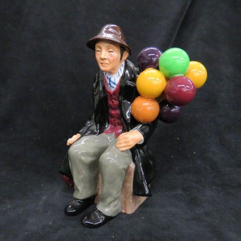 Royal Doulton Figurine The Balloon Man",": HN #1954, 7 1/2, excellent."