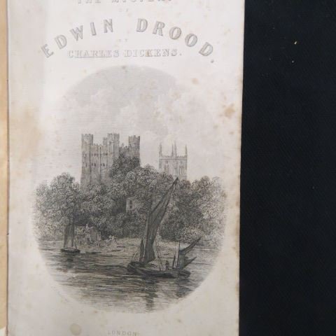 Charles Dickens First Edition "The Mystery: of Edwin Drood", 1870, scarce.