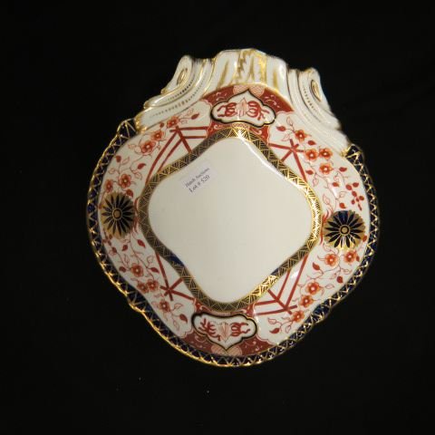 Royal Crown Derby Porcelain Serving Dish,: Imari style decoration, 9 1/4", early mark, excellent.