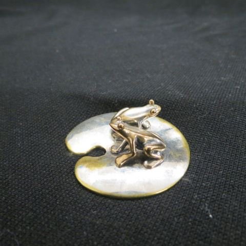 Emilia Castillo Figural Frog Paperweight,: silverplate, well known Mexico artist, 2"...Emilia Castillo Bio Emilia Castillo, home decor and jewelry designer, is the daughter of the renowned Mexican silversmith Antonio Castillo, founder of the H