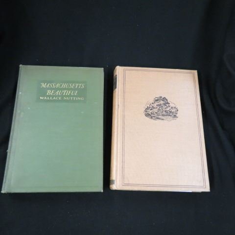 2 Wallace Nutting Books;: Massachusetts Beautiful 1923 & 1935.