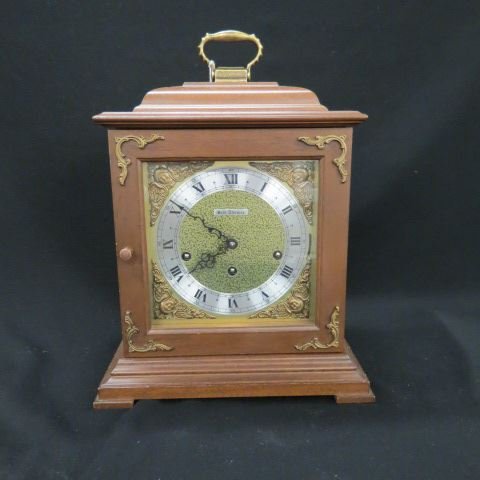 Seth Thomas Bracket Style Clock,: "Legacy 3-W" model, 8 day, Westminster strike & chime movement, key wind, working.