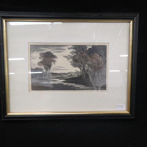 Thomas W. Nason, wood engraving,: "A New England Stream", 1951, signed in pencil, AAA edition of 400, (Boston Public Library #489), image area approx. 6" x 10", excellent....Thomas Willoughby Nason — engraver, etcher, and illustrato