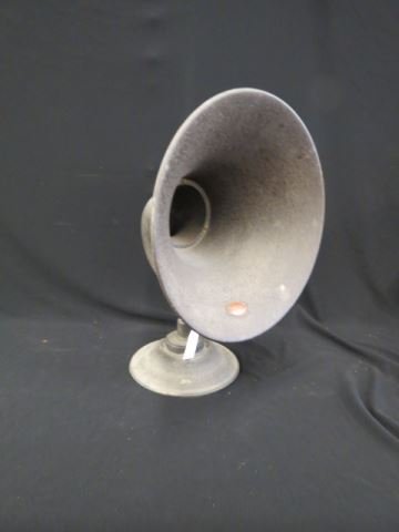 Antique Horn Speaker,: 19" tall, 14" diameter.